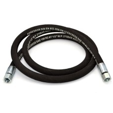 шланг в сборе гидропривода JCB [611/24600] 2SN, 1/4 BSP x 1430