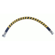 шланг в сборе гидропривода в желтой спиральной защите JCB [637/31200] 2SN, 1" BSP x 650