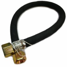 шланг тормозной L=600 резина, гайка/гайка ЛИАЗ-5256 [5256-350-6360-01]